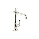 Kohler - Artifacts Single-handle kitchen sink faucet - Vibrant Polished Nickel