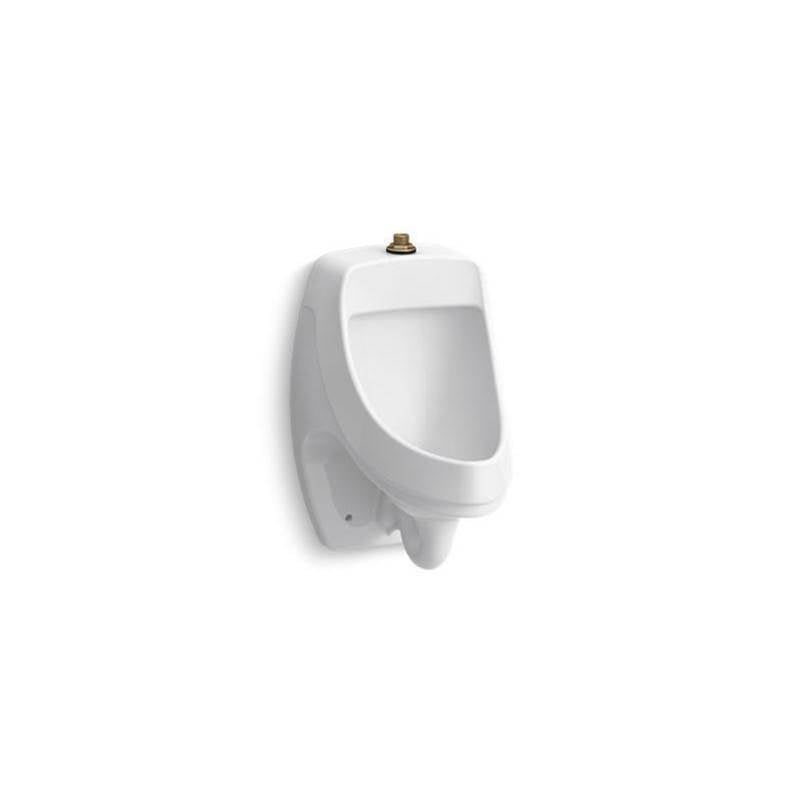 Kohler - DexterE Washout wall-mount 0.125 gpf urinal with top spud, antimicrobial - White