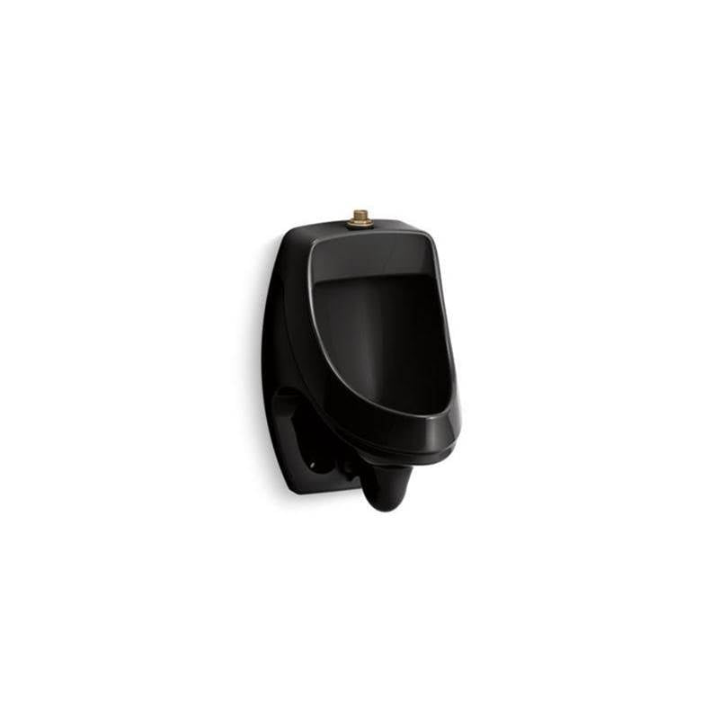 Kohler - DexterE Washout half-stall 0.125 gpf urinal, top spud - Black