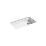Kohler - Riverby 33'' undermount single-bowl kitchen sink - White