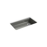 Kohler - Riverby 33'' undermount single-bowl kitchen sink - Thunder Grey