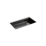 Kohler - Riverby 33'' undermount single-bowl kitchen sink - Black