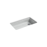 Kohler - Riverby 33'' undermount single-bowl kitchen sink - Ice Grey