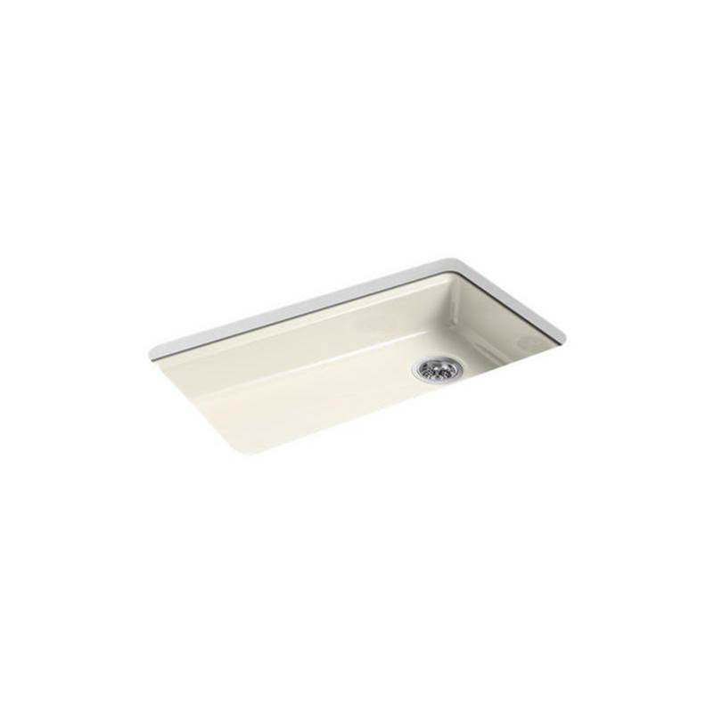 Kohler - Riverby 33'' undermount single-bowl kitchen sink - Biscuit