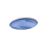 Kohler - Whist 19'' oval undermount bathroom sink, no overflow - Translucent Sapphire