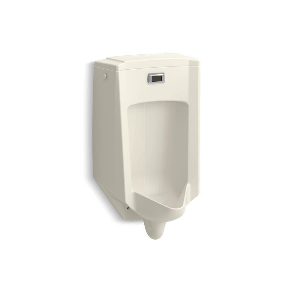 Kohler - BardonE Wall-hung rear-spud touchless urinal, 0.5 gpf - Biscuit