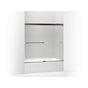 Kohler - Revel Sliding bath door, 55-1/2'' H x 56-5/8 - 59-5/8'' W, with 1/4'' thick Frosted glass - Anodized Dark Bronze