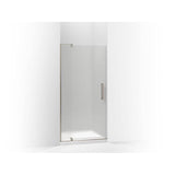 Kohler - Revel Pivot shower door, 70'' H x 31-1/8 - 36'' W, with 1/4'' thick Frosted glass - Anodized Brushed Nickel