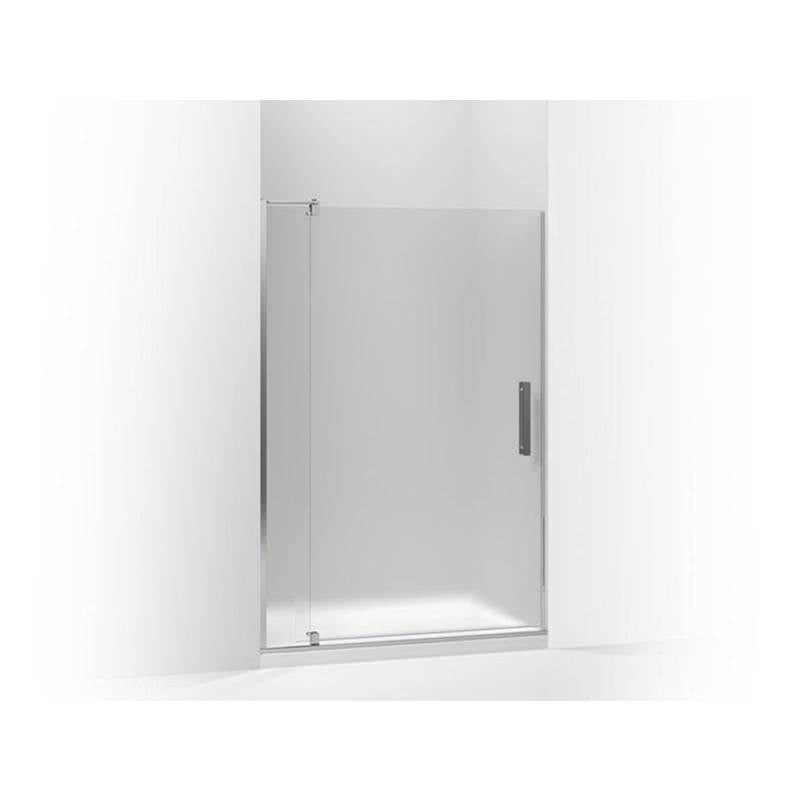 Kohler - Revel Pivot shower door, 70'' H x 39-1/8 - 44'' W, with 5/16'' thick Frosted glass - Bright Polished Silver