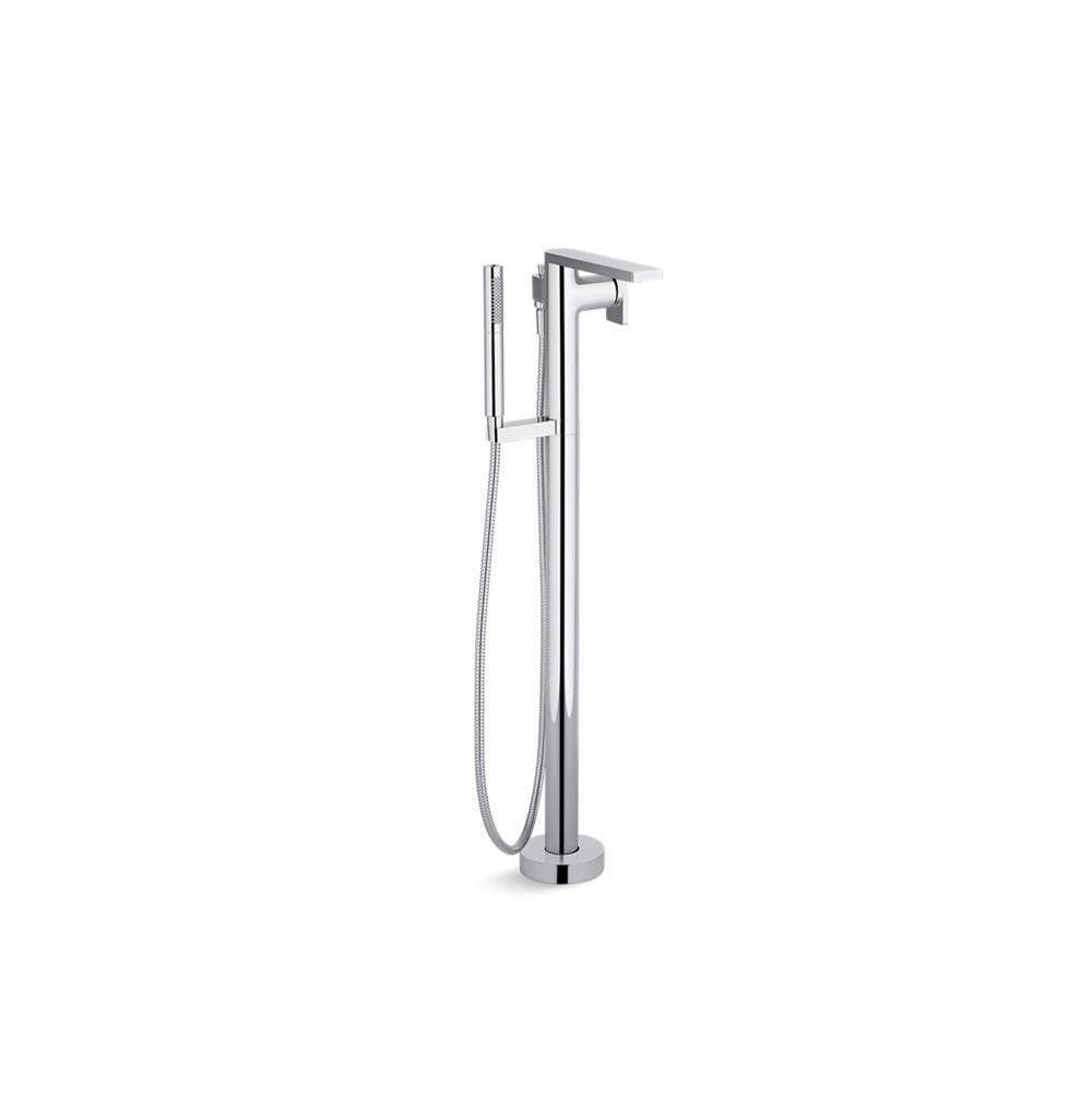 Kohler - Composed Floor-mount bath filler trim with handshower - Polished Chrome