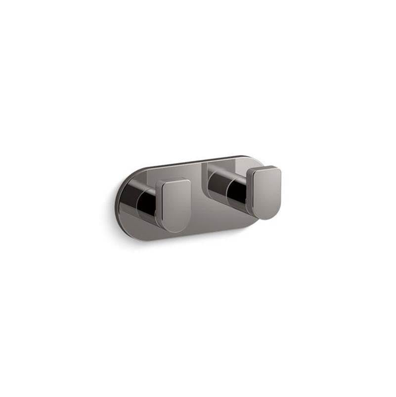 Kohler - Composed Double robe hook - Vibrant Titanium