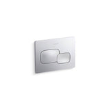 Kohler - Cue Flush actuator plate for 2''x 4'' in-wall tank and carrier system - Polished Chrome