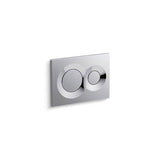 Kohler - Lynk Flush actuator plate for 2''x 4'' in-wall tank and carrier system - Polished Chrome