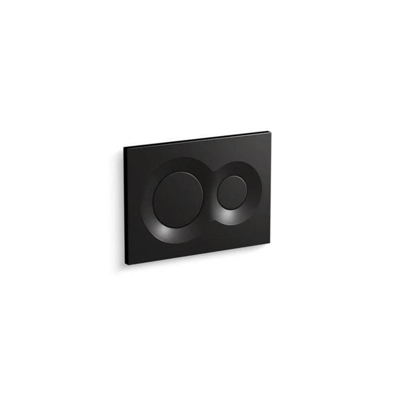 Kohler - Lynk Flush actuator plate for 2''x 4'' in-wall tank and carrier system - Black