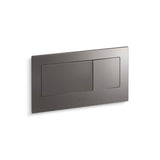 Kohler - Veil Flush actuator plate for 2''x6'' in-wall tank and carrier system - Vibrant Titanium