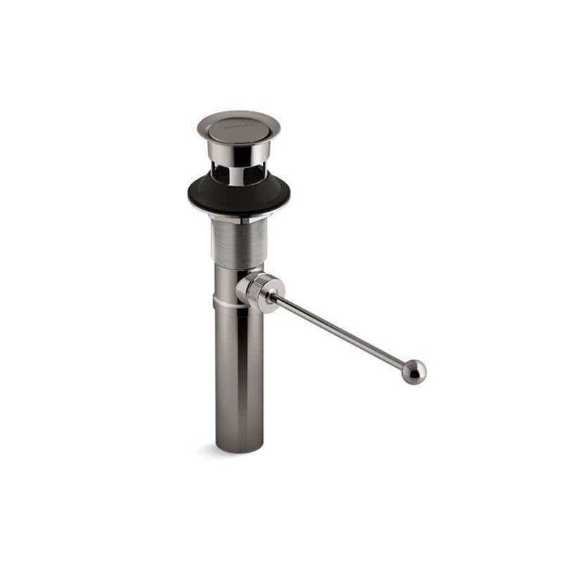 Kohler - Premier pop-up drain, exposed, with overflow - Vibrant Titanium
