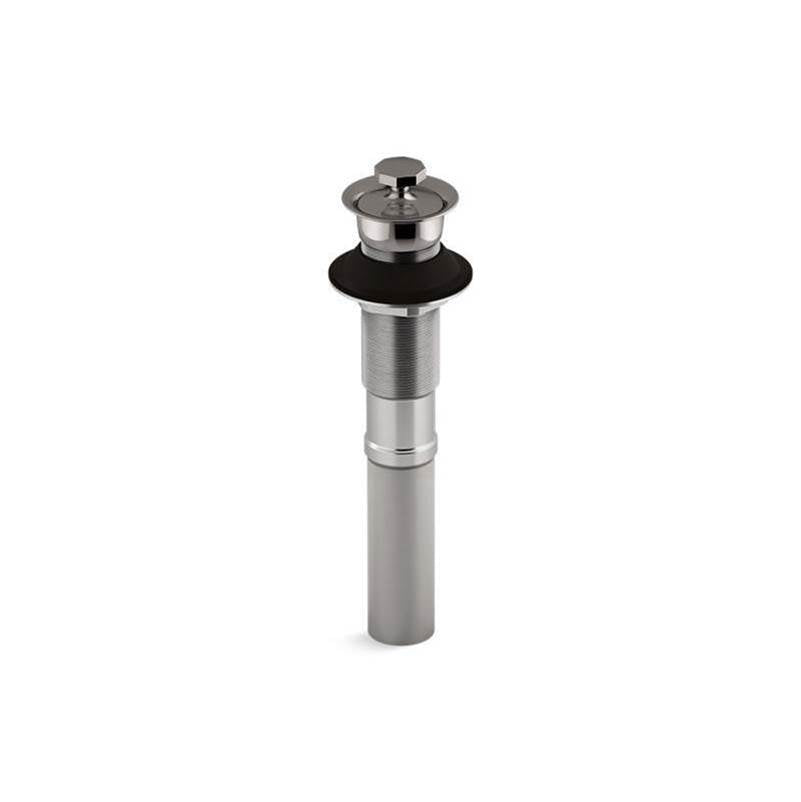 Kohler - Bathroom sink drain with non-removable metal stopper and without overflow - Vibrant Titanium