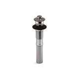 Kohler - Bathroom sink drain with non-removable metal stopper and without overflow - Vibrant Titanium