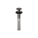 Kohler - Bathroom sink grid drain without overflow - Vibrant Titanium