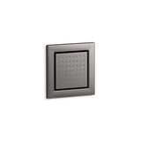 Kohler - WaterTile Square 54-nozzle single-function body spray, 2.5 gpm - Vibrant Titanium