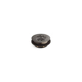 Kohler - Round shower drain for use with plastic pipe, gasket included - Vibrant Titanium