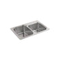Kohler - VerseE 33'' top-/undermount double-bowl kitchen sink - Stainless Steel