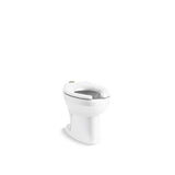 Kohler - WellcommeE Ultra Floor-mount top spud flushometer bowl - White