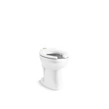 Kohler - HighcliffE Ultra Floor-mount top spud flushometer bowl with bedpan lugs - White