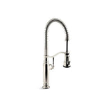 Kohler - Tournant Semi-professional kitchen sink faucet with three-function sprayhead - Vibrant Polished Nickel