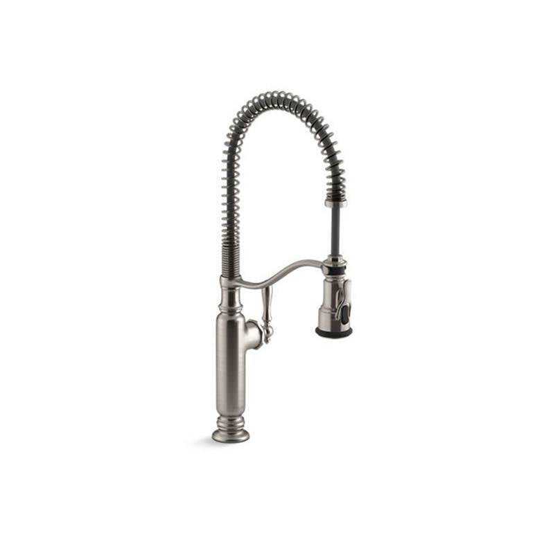 Kohler - Tournant Semi-professional kitchen sink faucet with three-function sprayhead - Vibrant Stainless