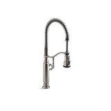Kohler - Tournant Semi-professional kitchen sink faucet with three-function sprayhead - Vibrant Stainless