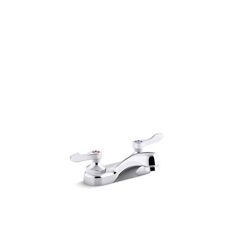 Kohler - Triton Bowe 0.5 gpm centerset bathroom sink faucet with aerated flow and lever handles, drain not included - Polished Chrome