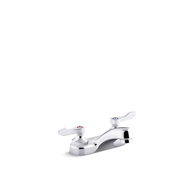 Kohler - Triton Bowe 1.0 gpm centerset bathroom sink faucet with aerated flow and lever handles, drain not included - Polished Chrome