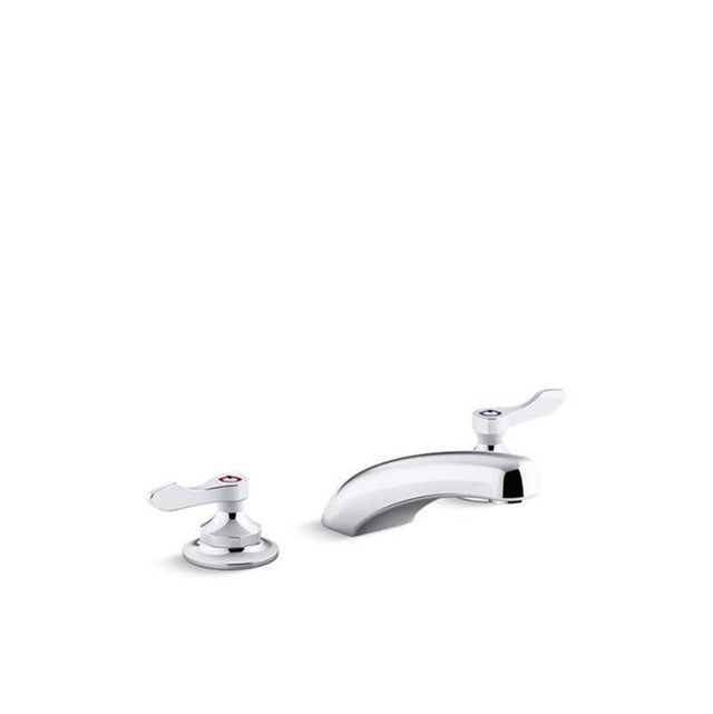 Kohler - Triton Bowe 0.5 gpm widespread bathroom sink faucet with laminar flow and lever handles, drain not included - Polished Chrome