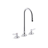 Kohler - Triton Bowe 1.0 gpm widespread bathroom sink faucet with aerated flow, gooseneck spout and lever handles, drain not included - Polished Chrome