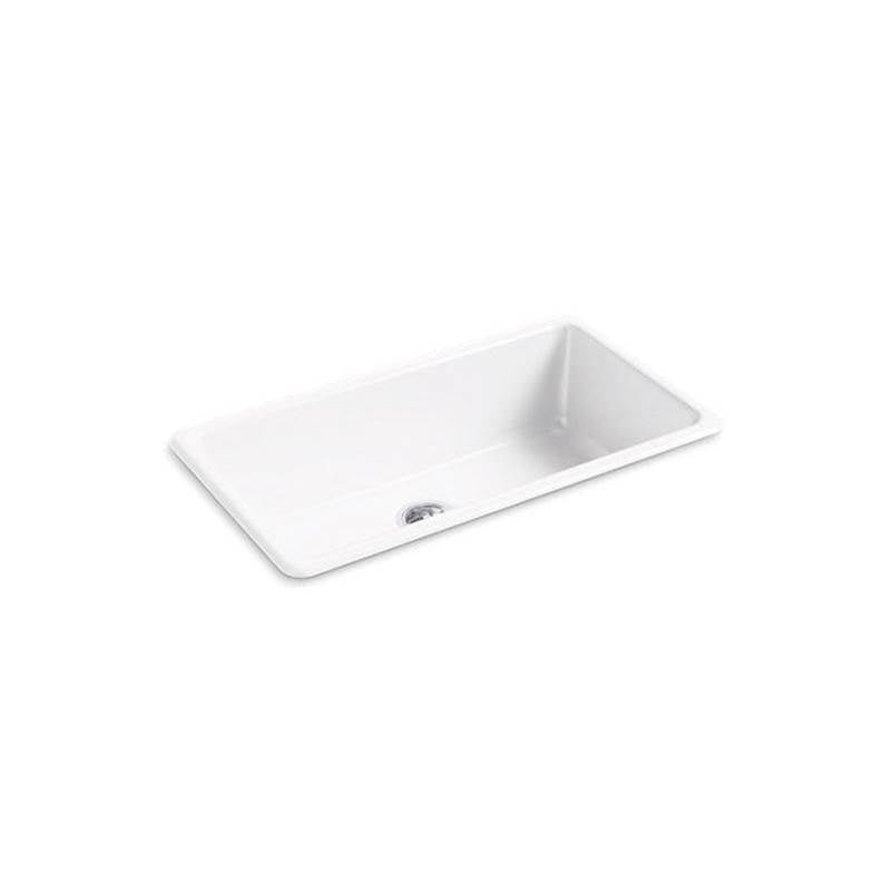 Kohler - Iron/Tones 33'' top-/undermount single-bowl kitchen sink - White