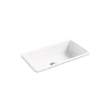 Kohler - Iron/Tones 33'' top-/undermount single-bowl kitchen sink - White