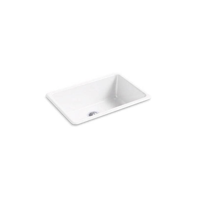 Kohler - Iron/Tones 27'' top-/undermount single-bowl kitchen sink - White