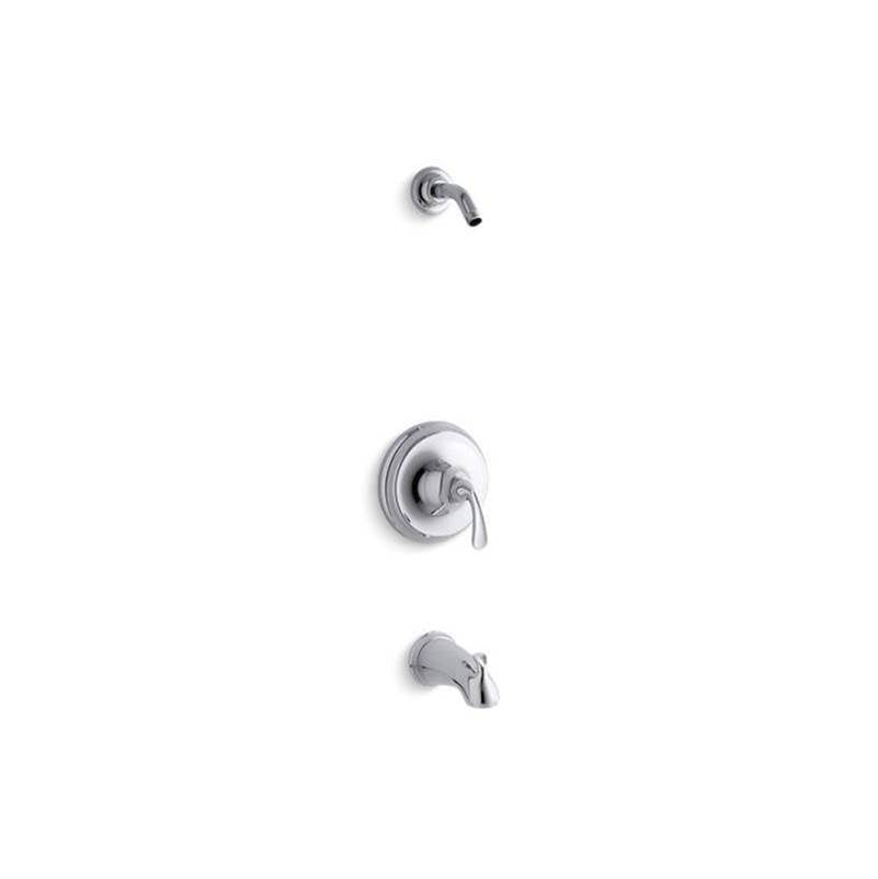 Kohler - Fort1/2 Rite-Temp bath and shower trim kit, without showerhead - Polished Chrome