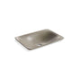 Kohler - Shagreen Carillon 21-1/4'' rectangular drop-in bathroom sink, no overflow - Oyster Pearl