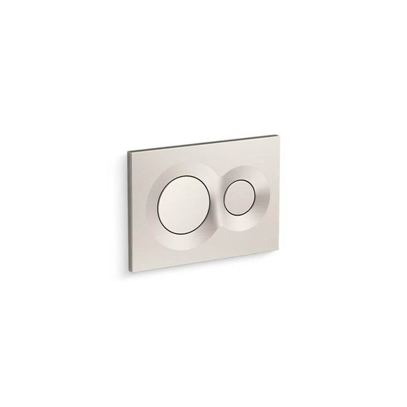 Kohler - Lynk Flush actuator plate for 2''x 4'' in-wall tank and carrier system - Vibrant Brushed Nickel