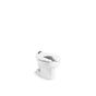Kohler - PrimaryE Elongated floor-mount flushometer bowl, antimicrobial finish - White