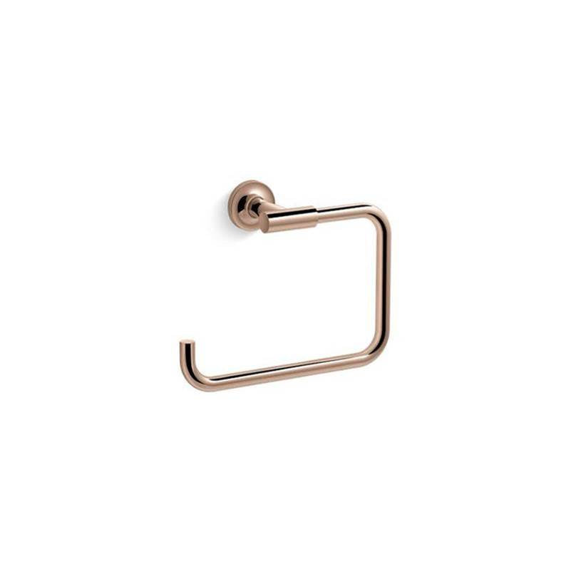 Kohler - Purist Towel ring - Vibrant Rose Gold