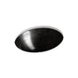Kohler - SartorialE Paisley Caxton 19-1/4'' oval undermount bathroom sink - Black Sartorial Paisley