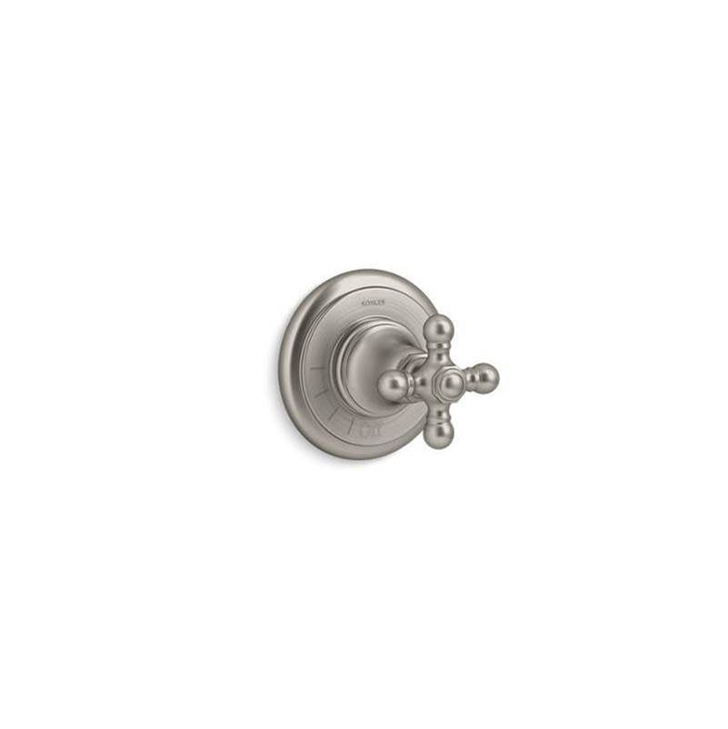 Kohler - Artifacts MasterShower volume control valve trim with cross handle - Vibrant Brushed Nickel