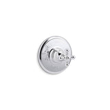 Kohler - Artifacts Rite-Temp valve trim with cross handle - Polished Chrome