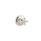 Kohler - Artifacts MasterShower transfer valve trim with cross handle - Vibrant Polished Nickel