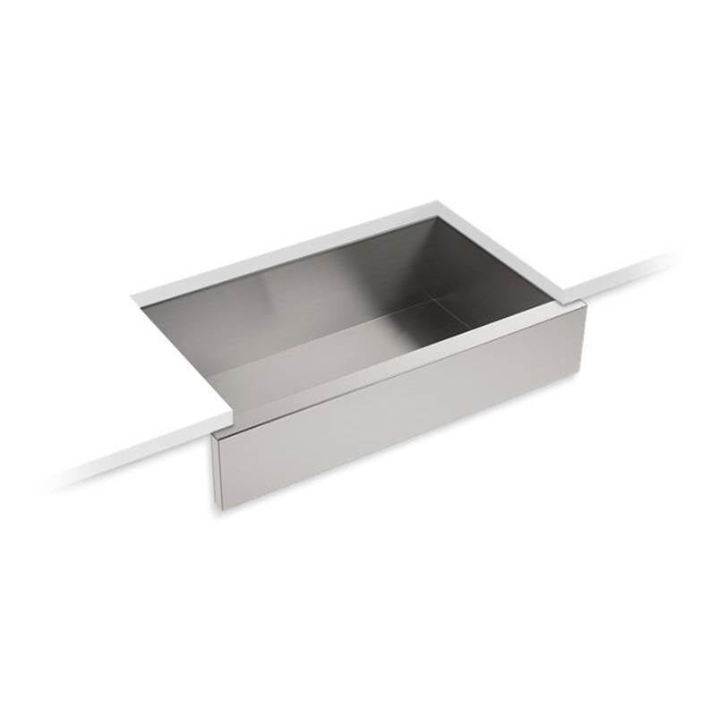 Kohler - Lyric 34'' undermount single-bowl farmhouse kitchen sink - Stainless Steel
