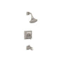 Kohler - Memoirs Stately Rite-Temp bath and shower trim kit, 2.5 gpm - Vibrant Brushed Nickel