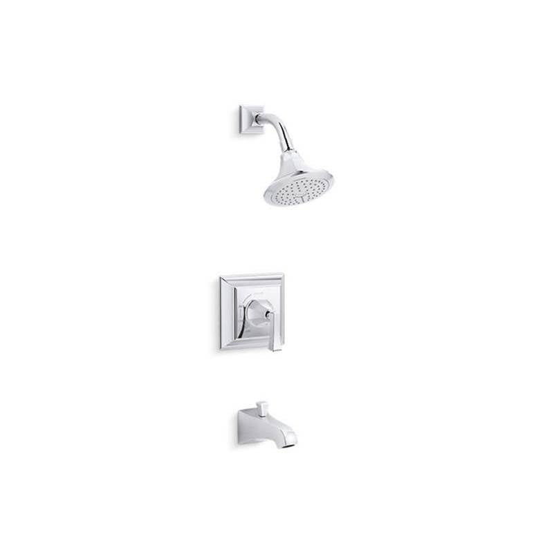 Kohler - Memoirs Stately Rite-Temp bath and shower trim kit, 2.5 gpm - Polished Chrome